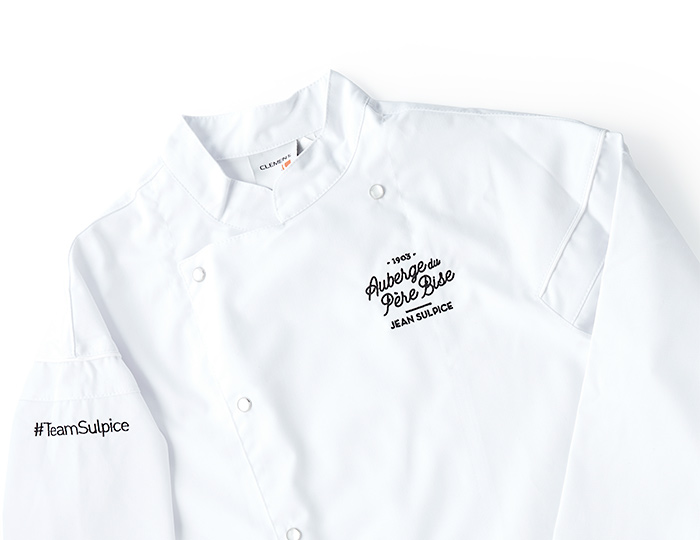 veste-de-cuisine-auberge-du-pere-bise-junior-zoom Veste de cuisine blanche pour enfant