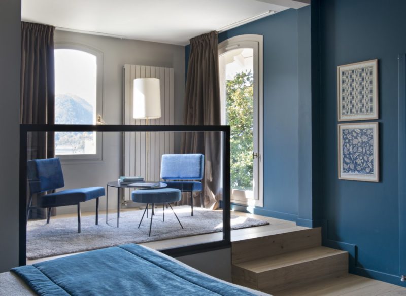 chambre d'hôtel avec vue lac Annecy