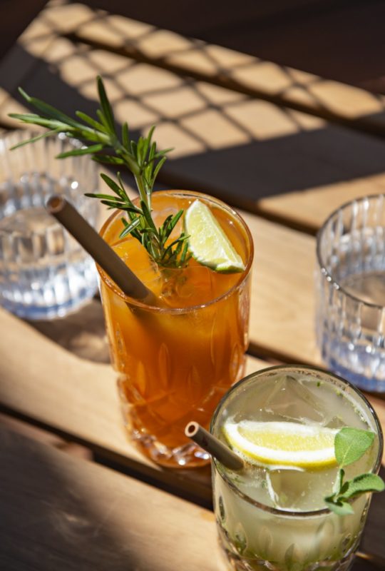 Cocktail détox au spa de l'Auberge du Père Bise