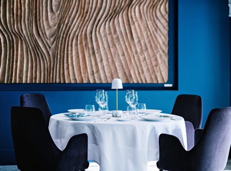 table du restaurant gastronomique